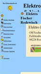 Mobile Screenshot of elektrofischer.de